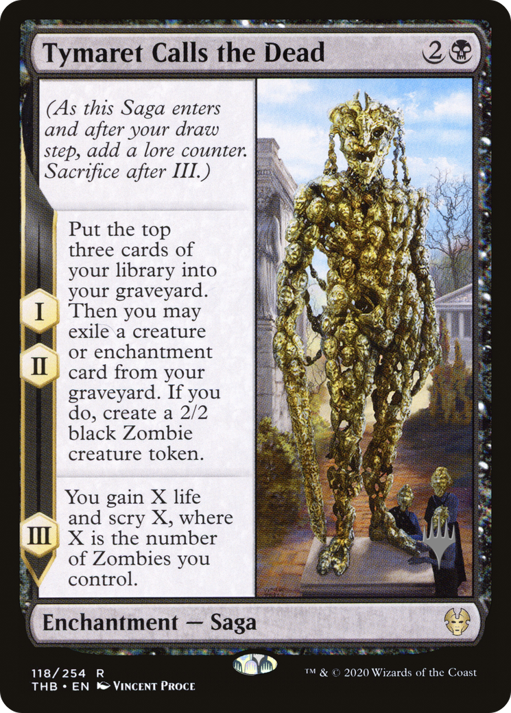 Tymaret Calls the Dead (PPTHB-118P) - Theros Beyond Death Promos Foil