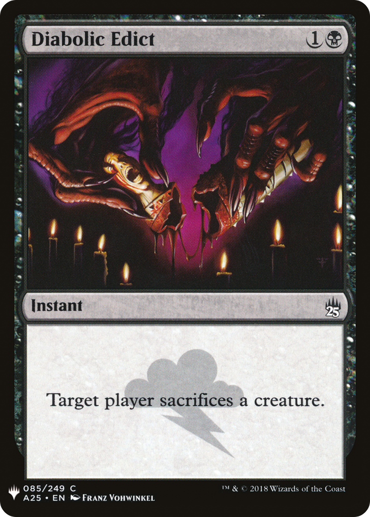 Diabolic Edict (LIST-085) - The List