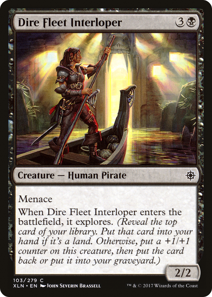 Intrus de la Flotte Dire (XLN-103) - Ixalan Foil 