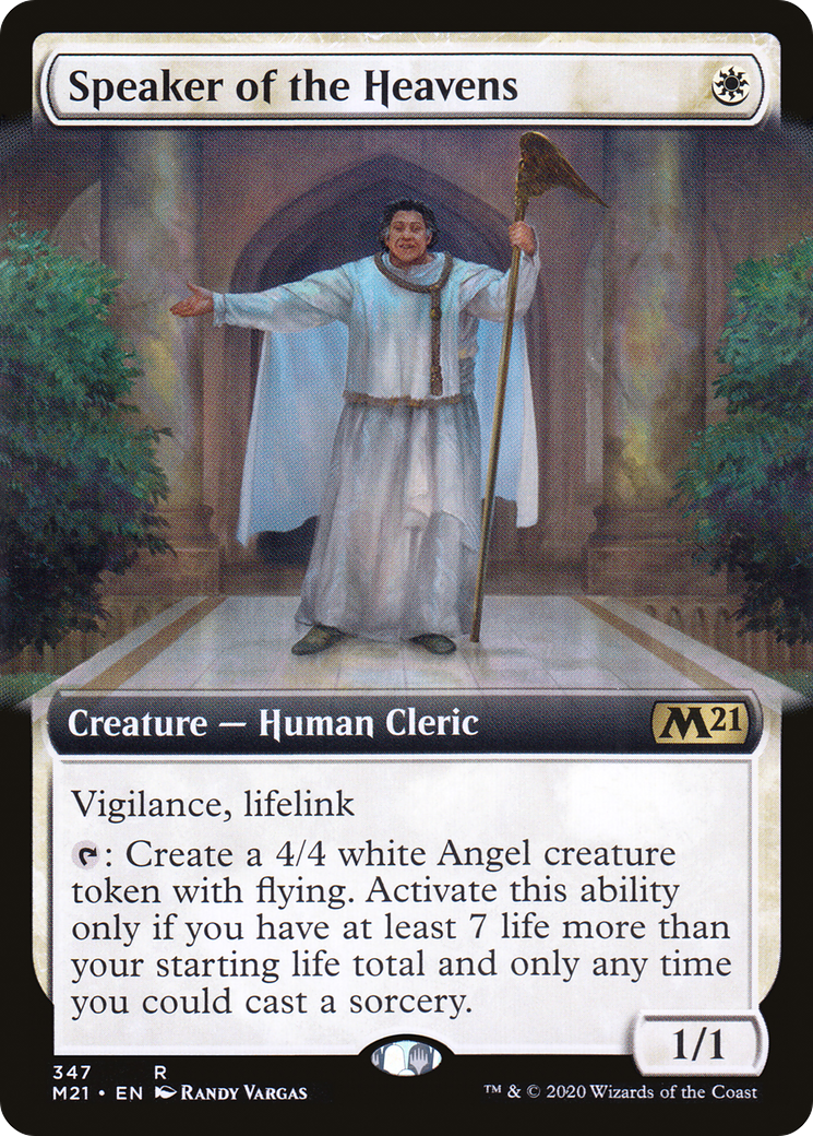 Speaker of the Heavens (Extended Art) (M21-347) - Core Set 2021: (Extended Art)
