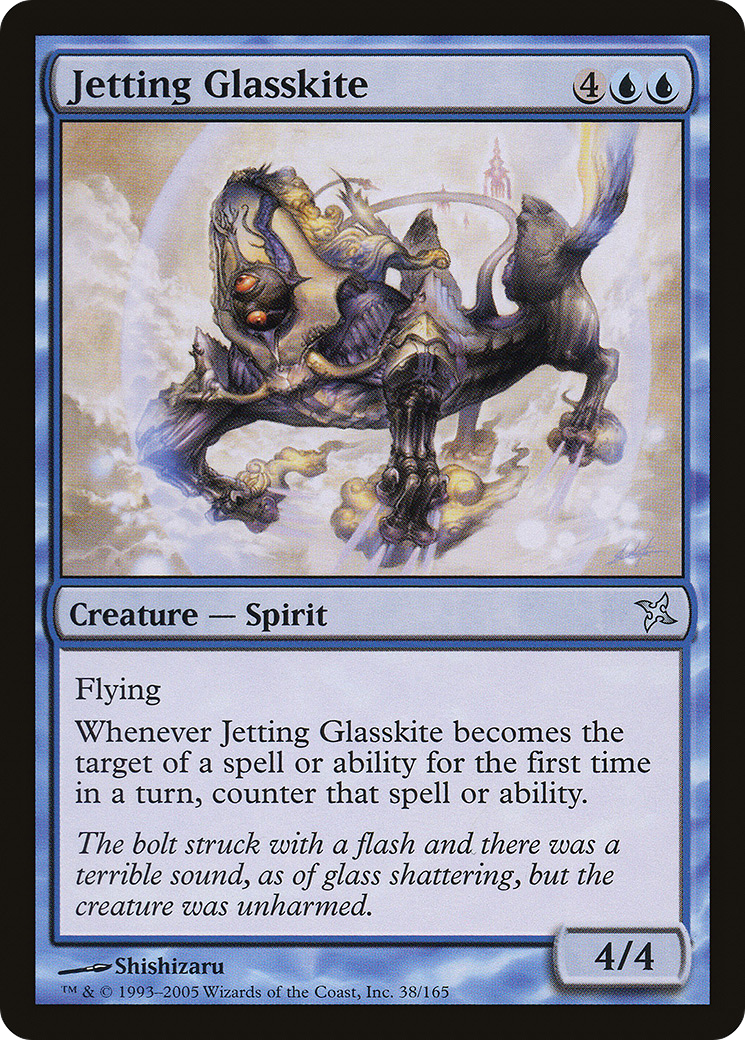 Jetting Glasskite (BOK-038) - Betrayers of Kamigawa