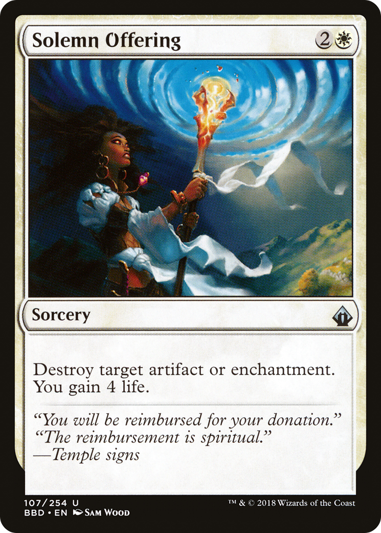 Offrande solennelle (BBD-107) - Battlebond Foil 
