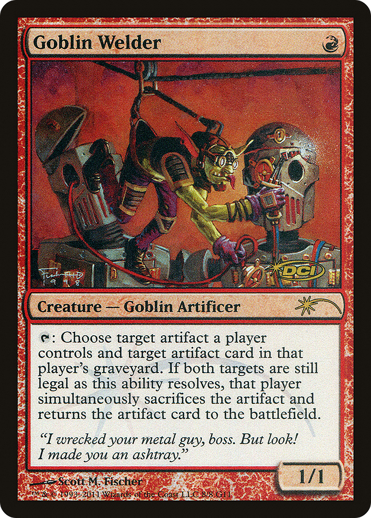 Goblin Welder (JDG-008) - Judge Gift Cards 2011 Foil