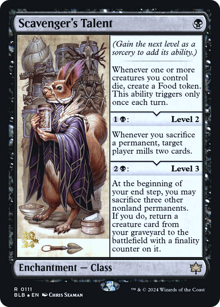 Talent du charognard (PBLB-111S) - Bloomburrow Promos Foil
