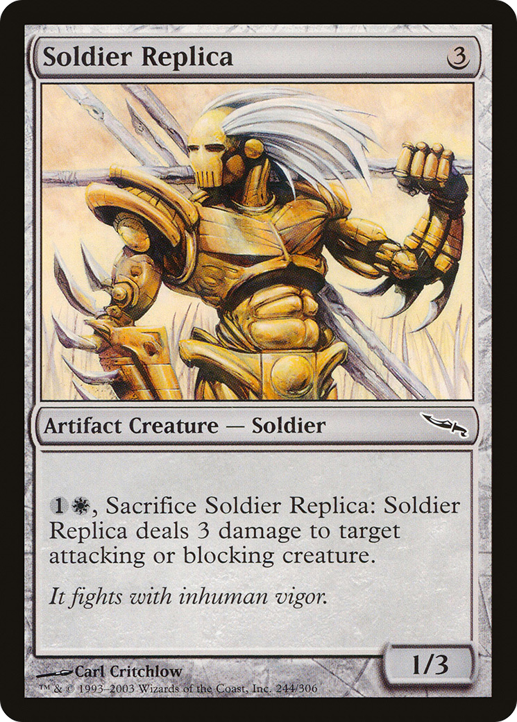 Réplique de soldat (MRD-244) - Mirrodin Foil 