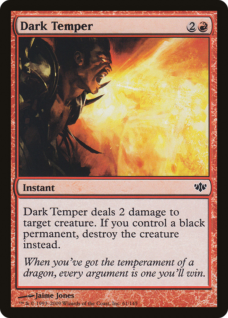 Tempérament sombre (CON-061) - Conflux Foil 