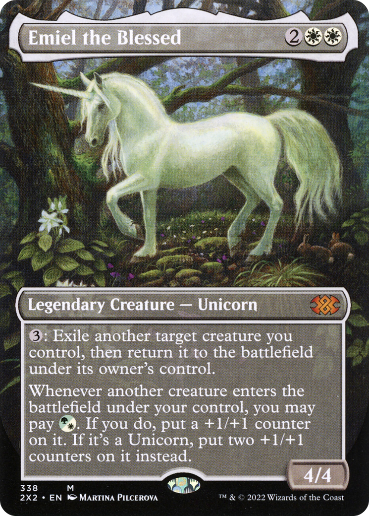 Emiel the Blessed (Borderless) (2X2-338) - Double Masters 2022 (Borderless)