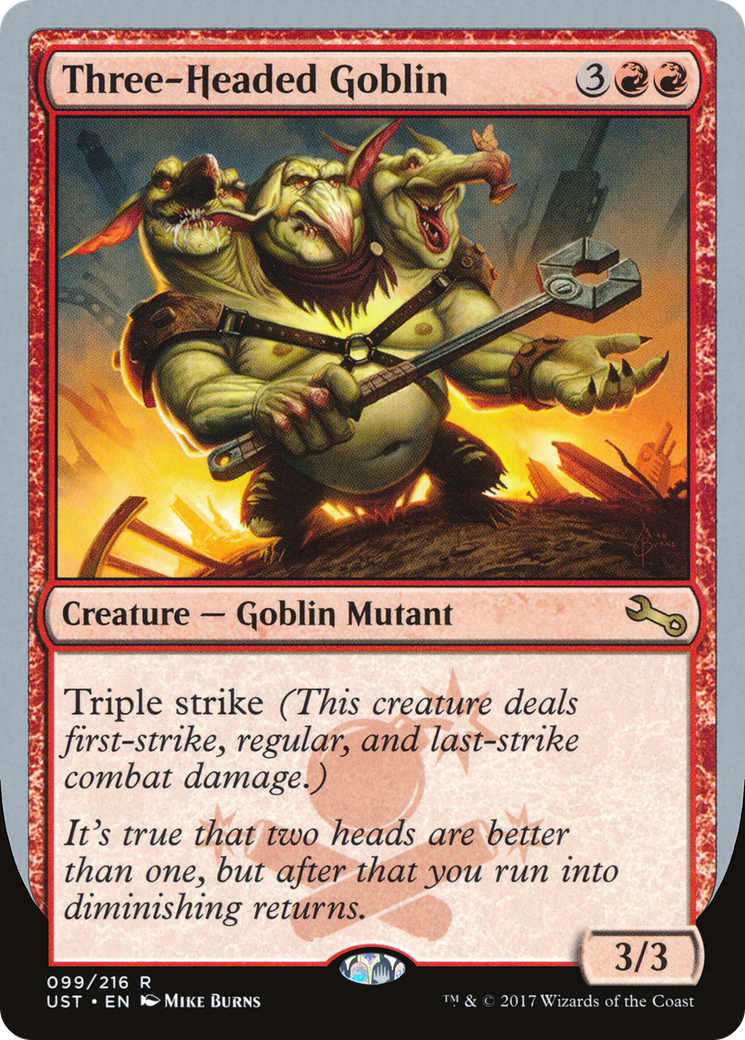 Gobelin à trois têtes (UST-099) - Feuille instable 