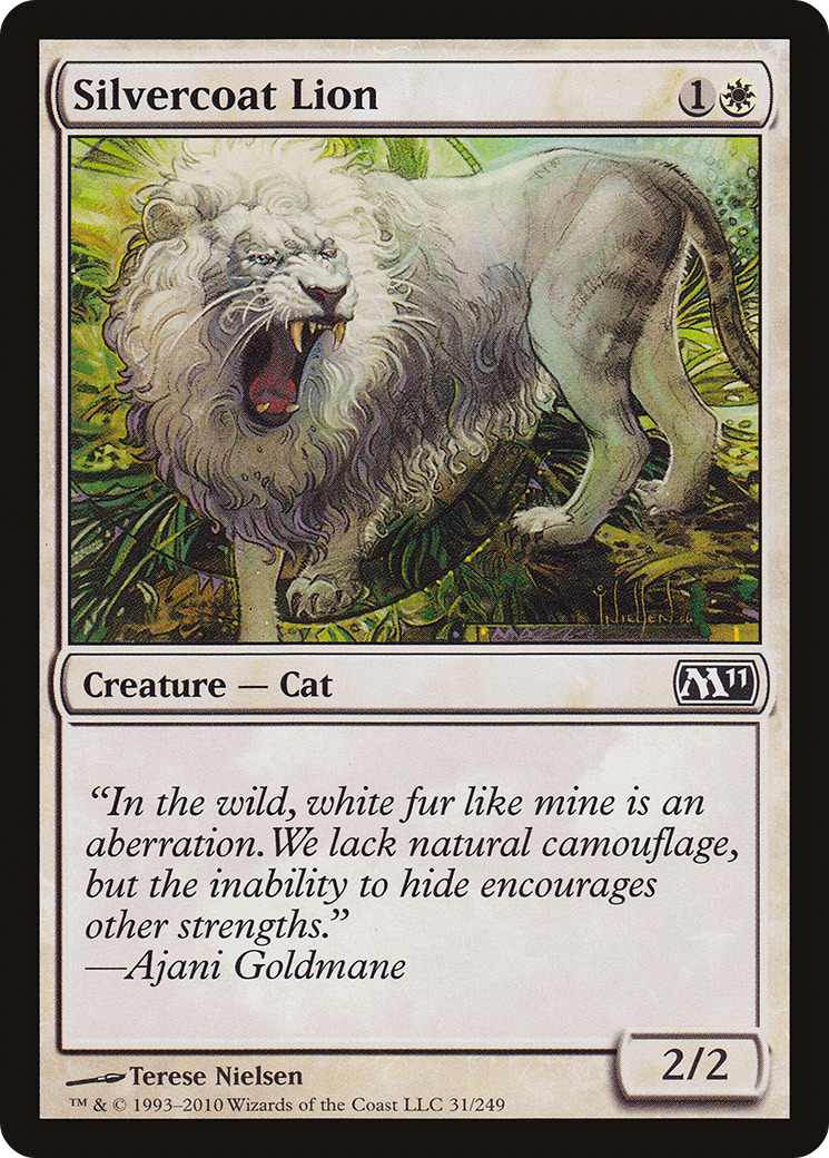Silvercoat Lion (M11-031) - Magic 2011
