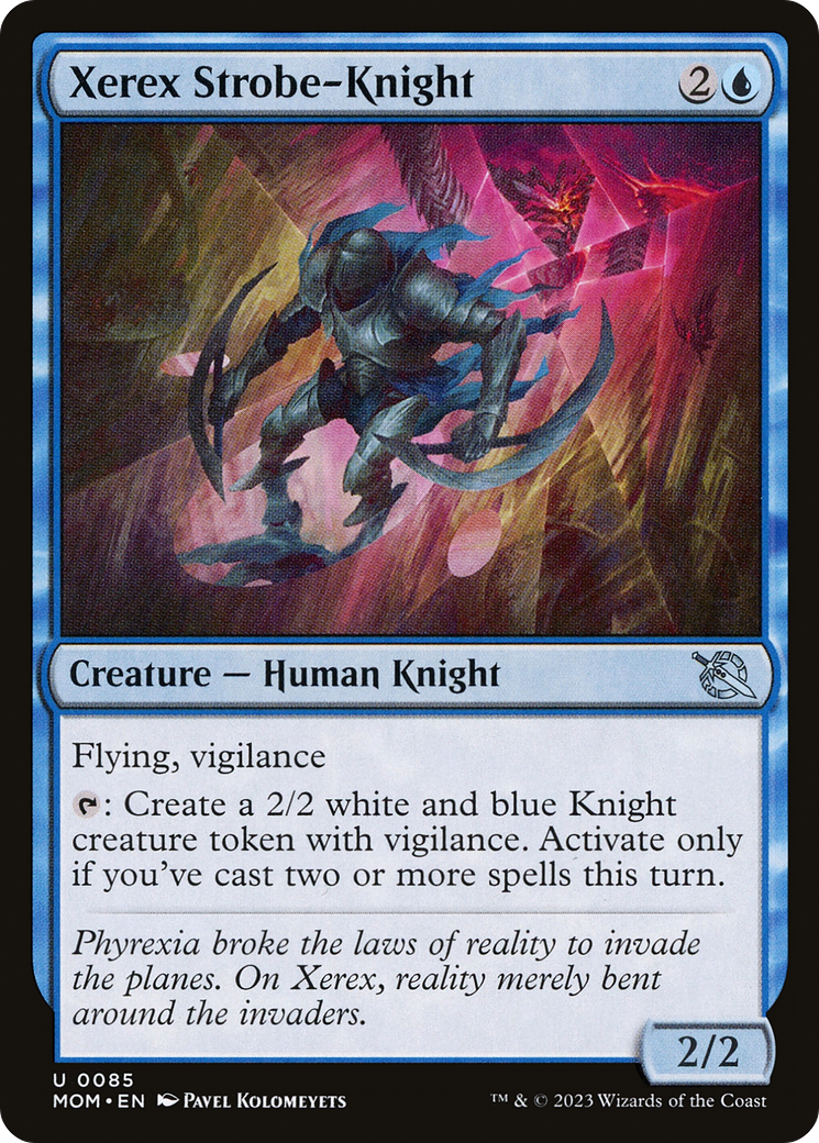 Xerex Strobe-Knight (MOM-085) - March of the Machine Foil