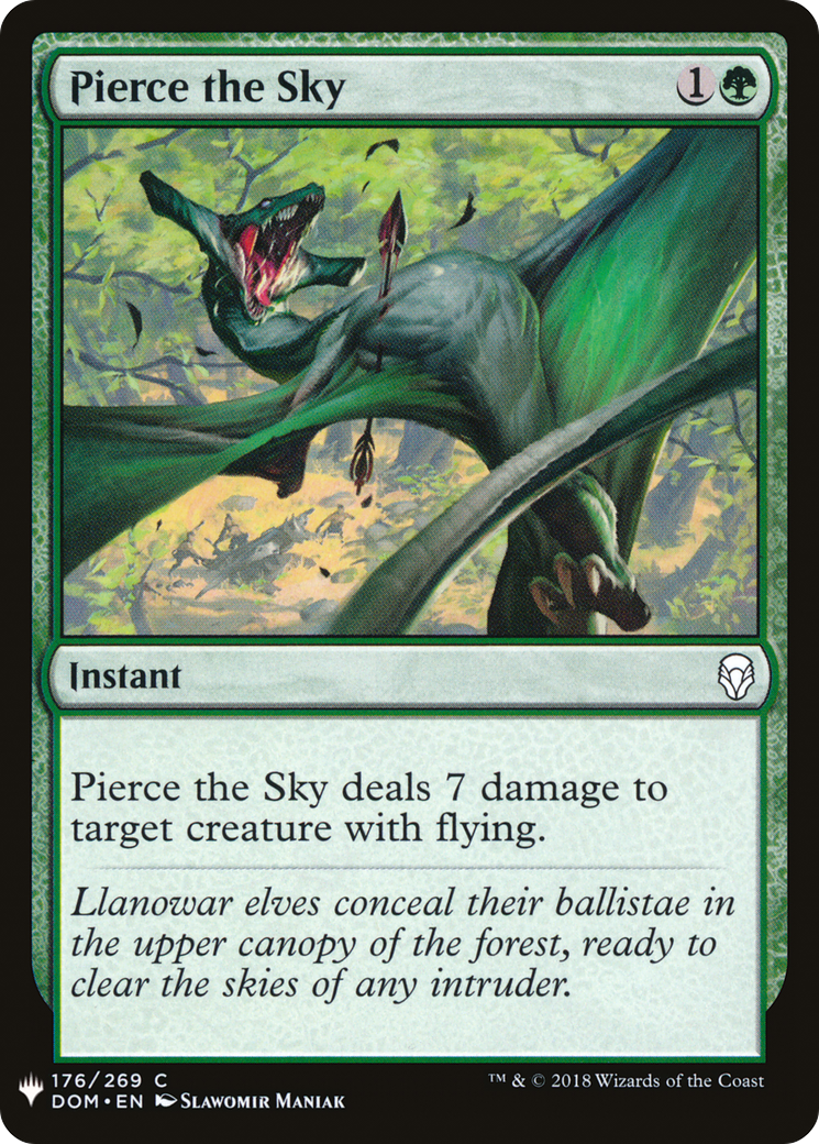 Pierce the Sky (LIST-DOM-176) - The List