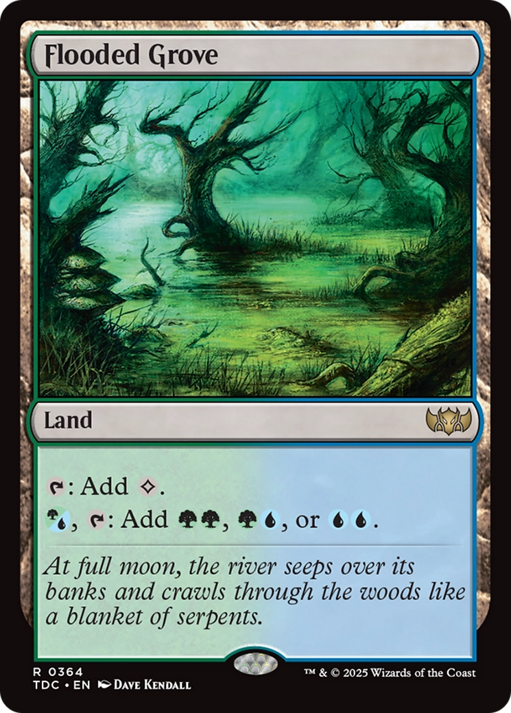 Bosquet inondé (TDC-364) - Commandant : Tarkir : Tempête de dragons 