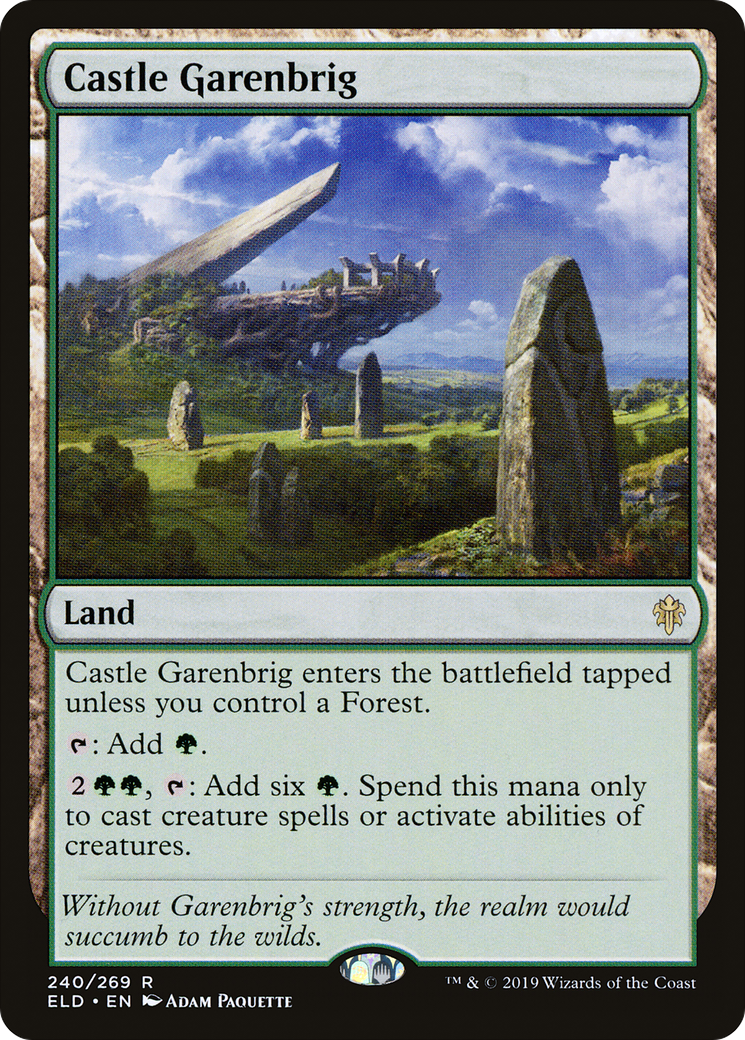 Château de Garenbrig (ELD-240) - Trône d'Eldraine