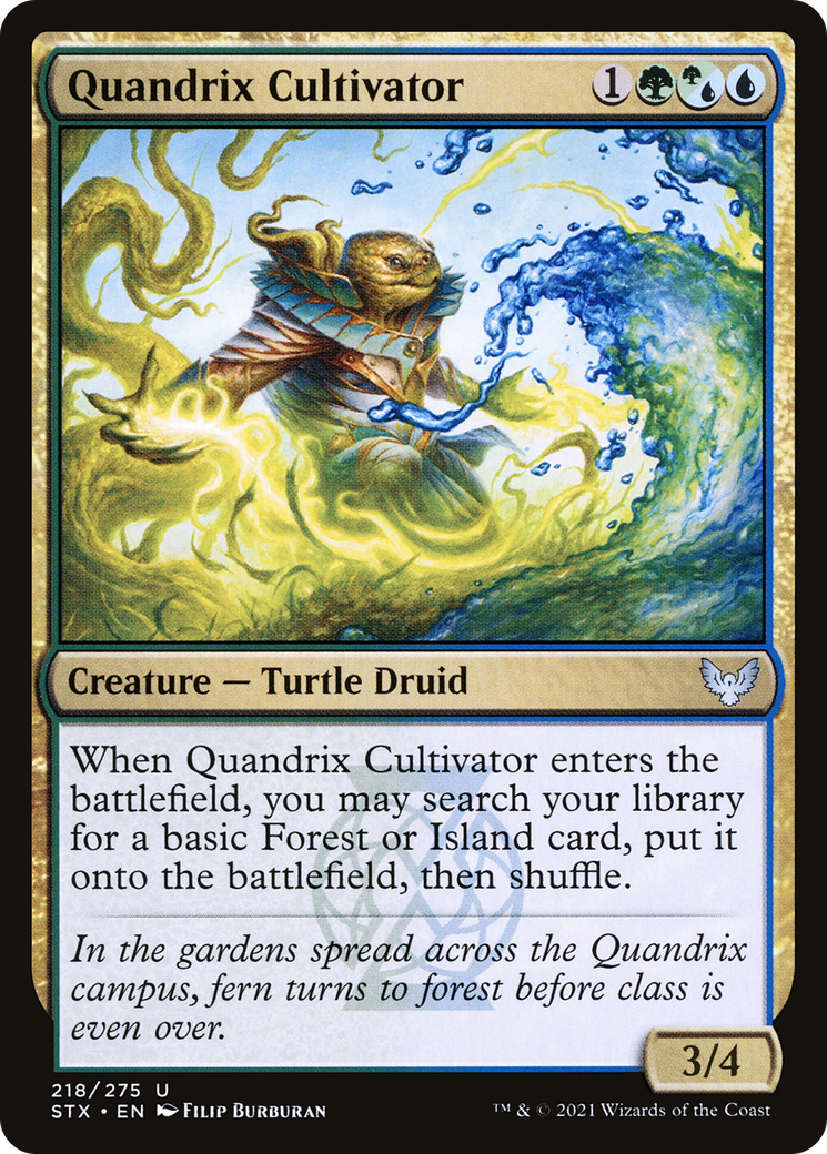 Cultivateur Quandrix (STX-218) - Strixhaven : École des Mages (Foil) 