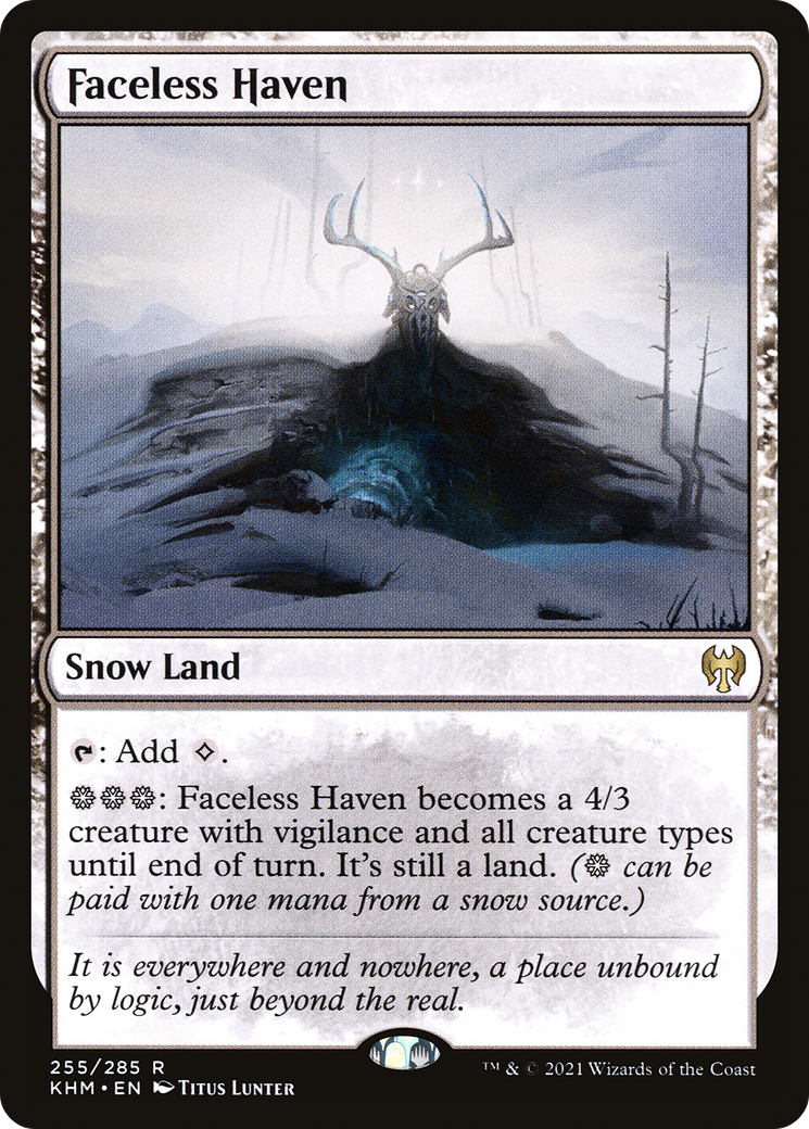 Havre sans visage (KHM-255) - Kaldheim : (neige)