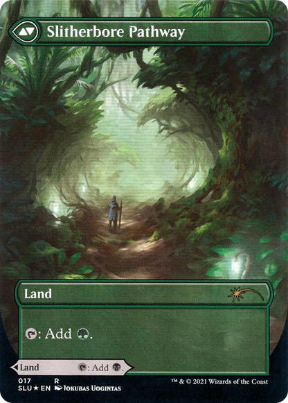 Chemin Darkbore // Chemin Slitherbore (SLU-017) - Secret Lair : Édition Ultime : (Vitrine) (Sans bordure) Feuille 