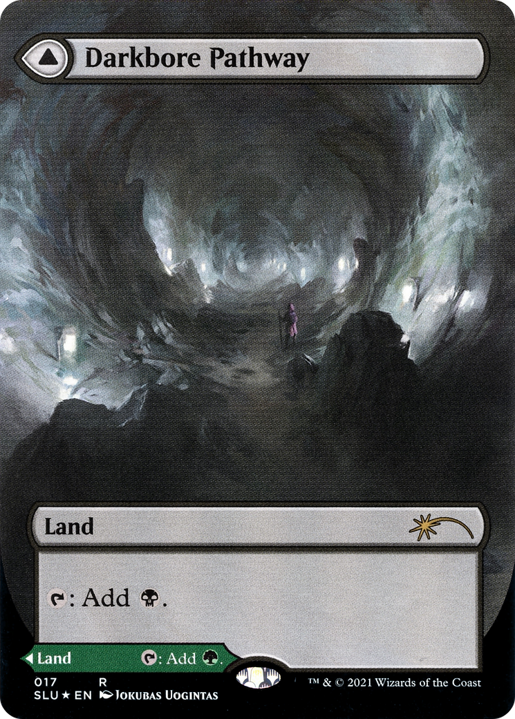 Chemin Darkbore // Chemin Slitherbore (SLU-017) - Secret Lair : Édition Ultime : (Vitrine) (Sans bordure) Feuille 