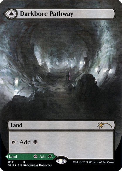 Chemin Darkbore // Chemin Slitherbore (SLU-017) - Secret Lair : Édition Ultime : (Vitrine) (Sans bordure) Feuille 