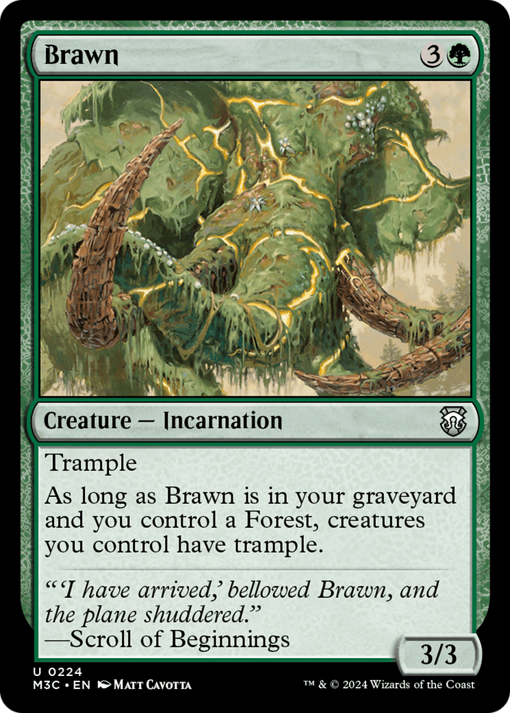 Brawn (M3C-224) - Commandant Modern Horizons 3 