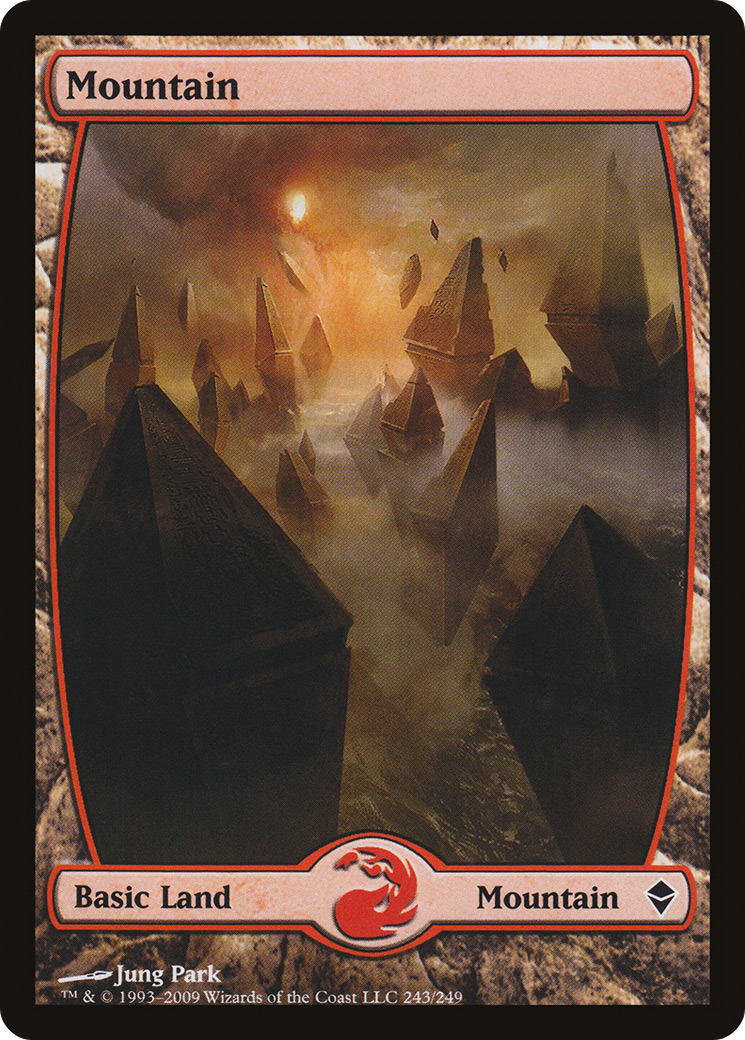 Mountain (ZEN-243) - Zendikar Foil