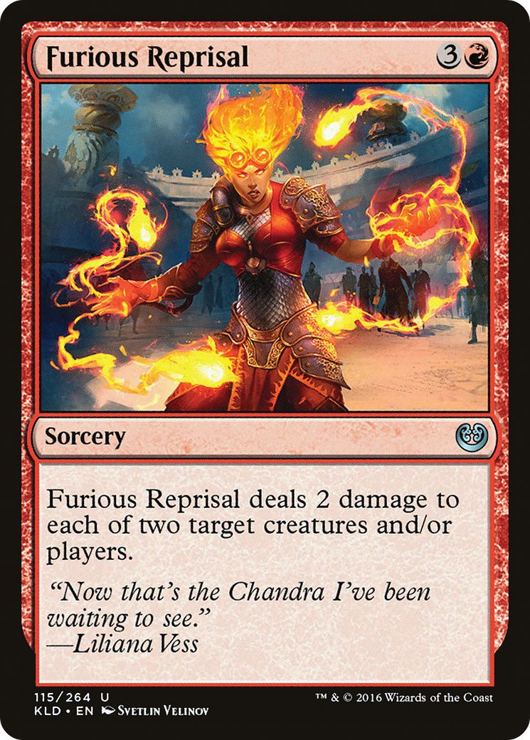 Représailles furieuses (KLD-115) - Kaladesh Foil