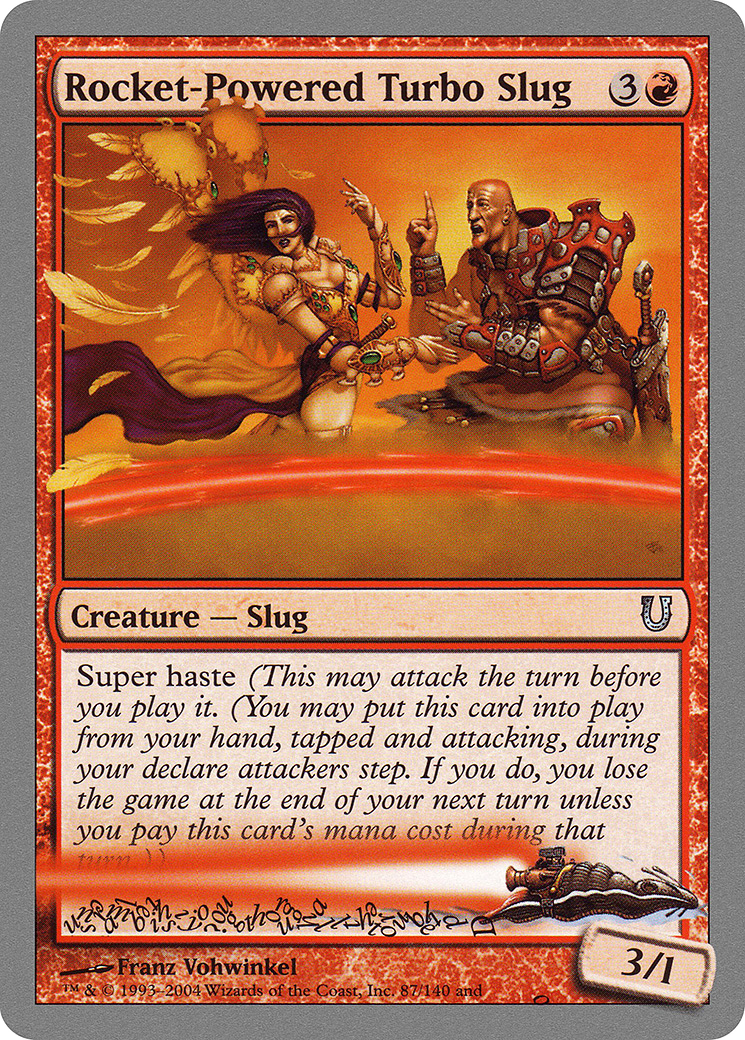 Turbo Slug propulsé par fusée (UNH-087) - Unhinged 