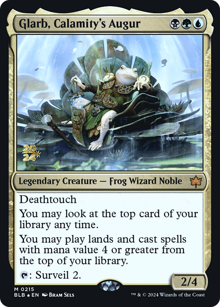Glarb, Augure de la Calamité (PBLB-215S) - Bloomburrow Promos Foil 