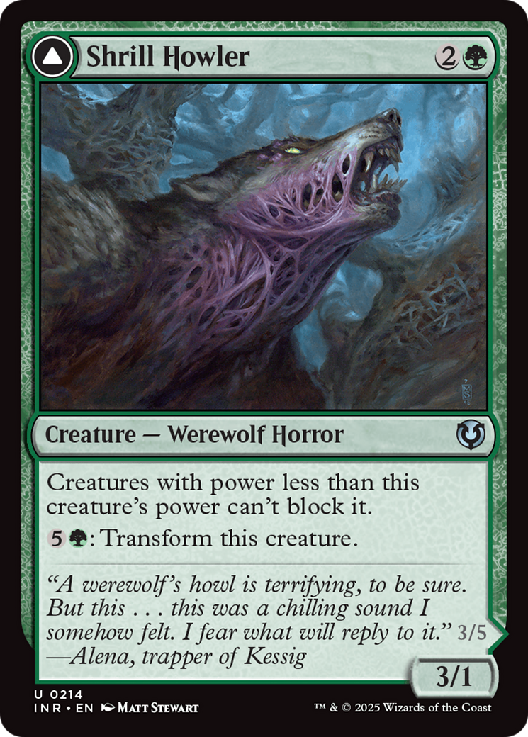Shrill Howler // Howling Chorus (INR-214) - Innistrad Remastered