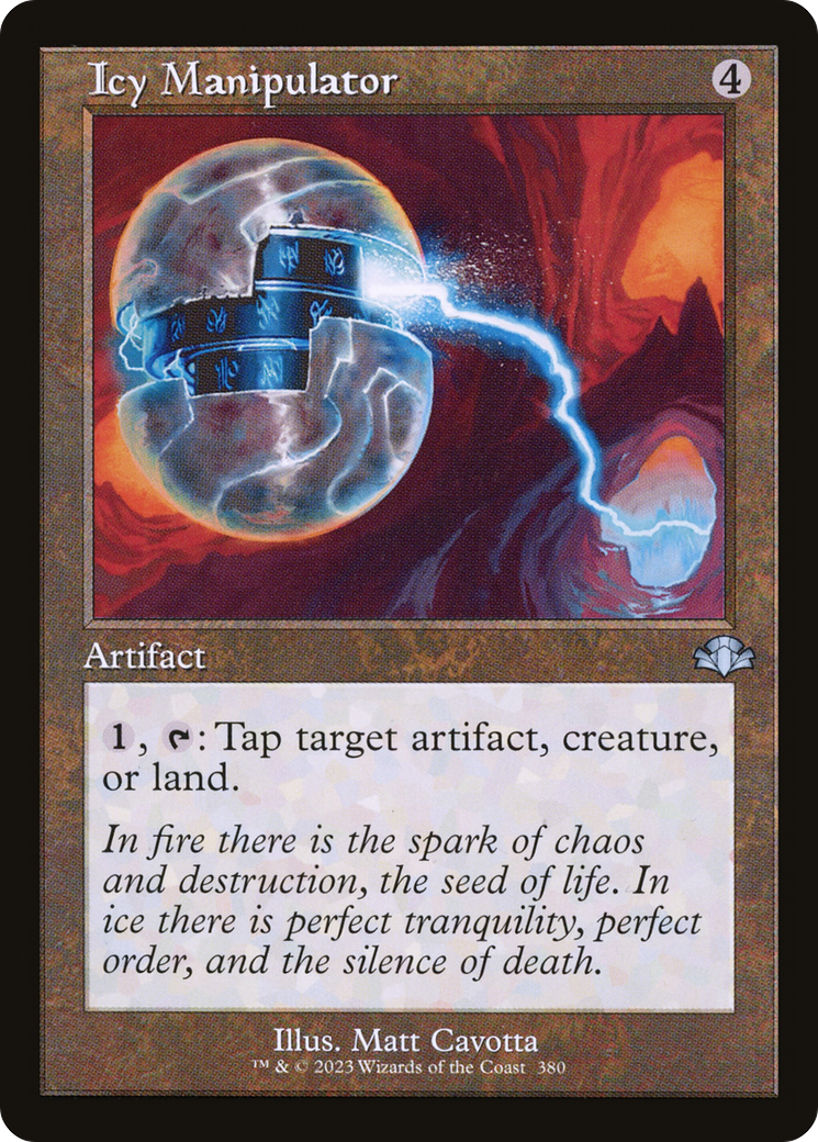 Icy Manipulator (Retro Frame) (DMR-380) - Dominaria Remastered Foil
