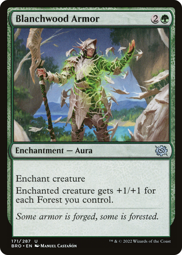 Blanchwood Armor (BRO-171) - The Brothers' War Foil