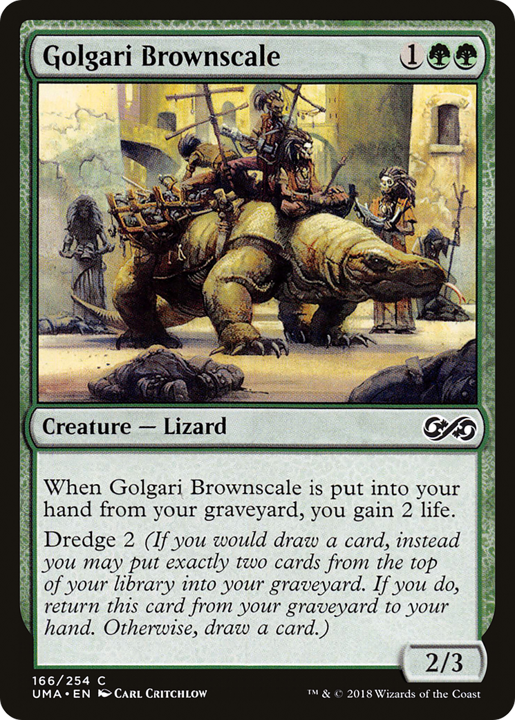 Golgari Brownscale (UMA-166) - Ultimate Masters Foil 