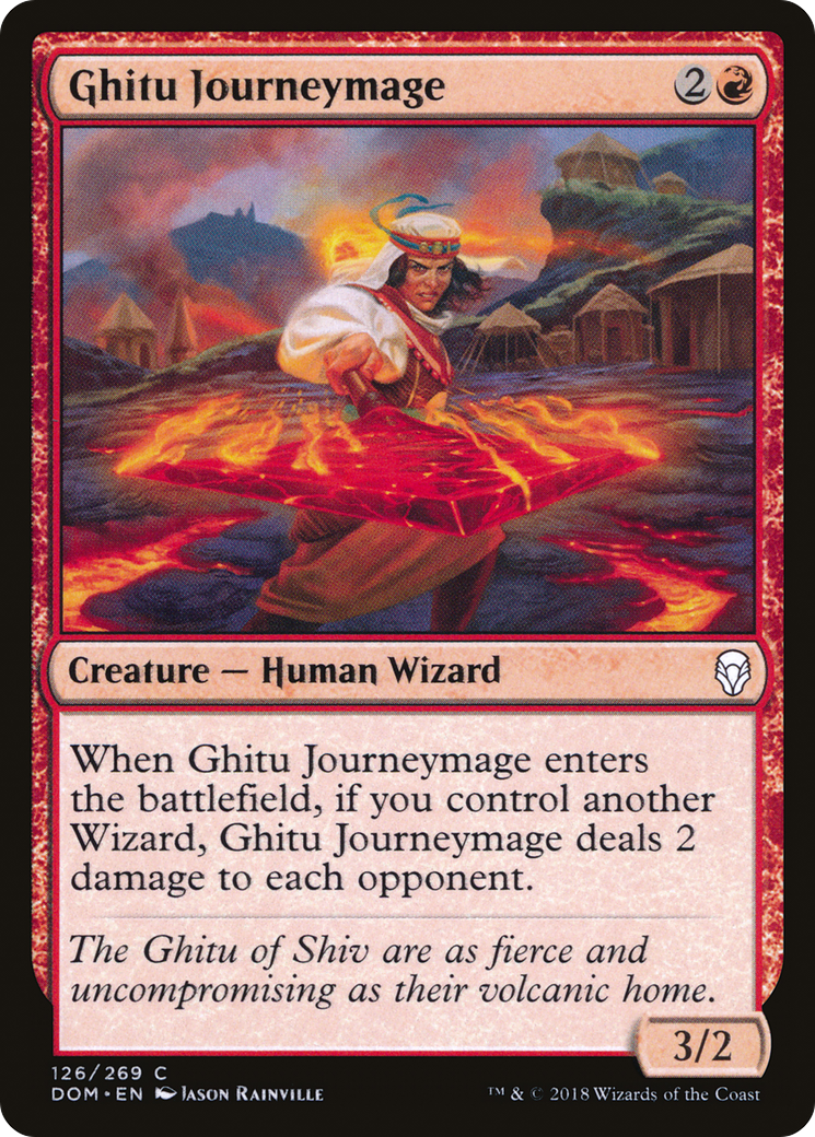 Ghitu Journeymage (DOM-126) - Feuille de Dominaria 