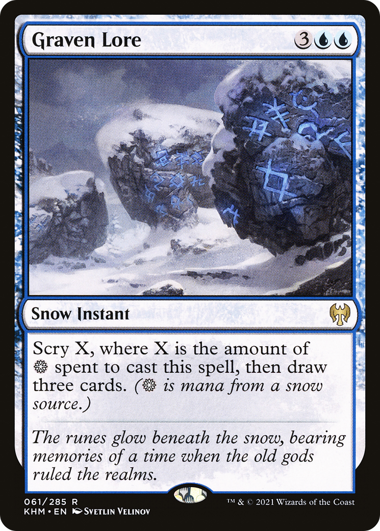Graven Lore (KHM-061) - Kaldheim : (neige)
