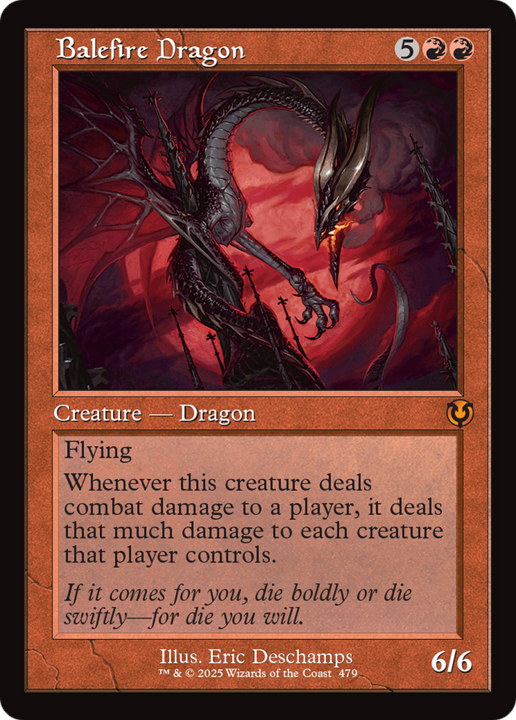 Dragon de Feu (cadre rétro) (INR-479) - Innistrad Remastered Foil 
