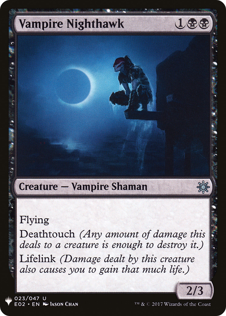Vampire Nighthawk (PLST-E02-23) - La Liste