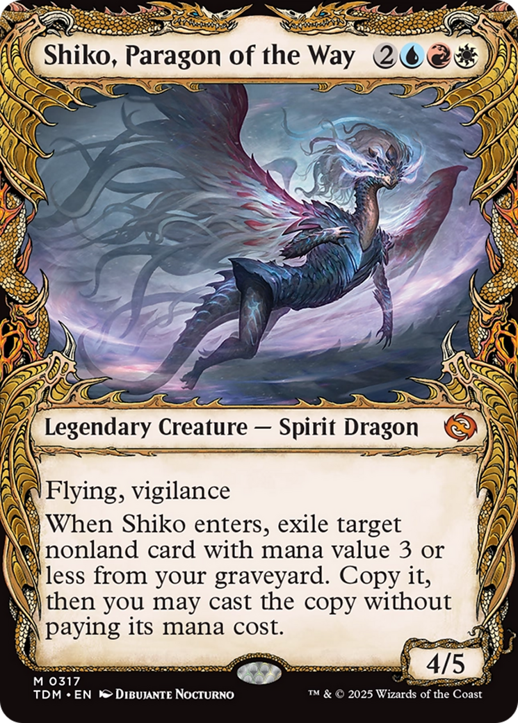 Shiko, Parangon de la Voie (Vitrine) (TDM-317) - Tarkir : La Tempête de Dragons 