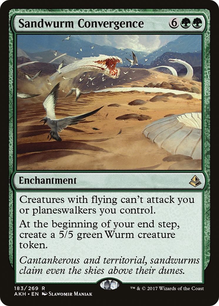 Convergence de Guivre des Sables (AKH-183) - Feuille d'Amonkhet