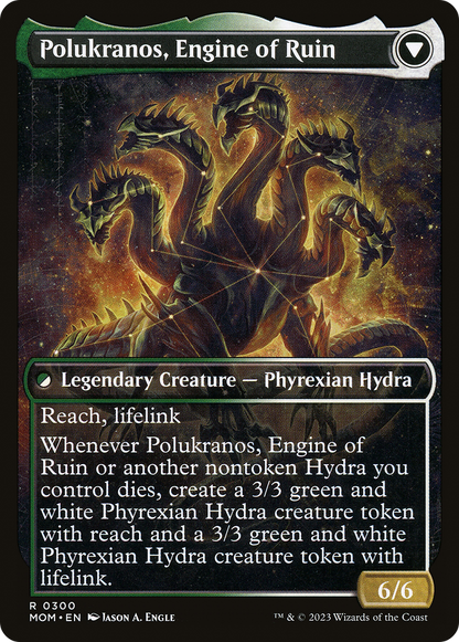 Polukranos Reborn (Showcase) (MOM-300) - March of the Machine: (Showcase) Foil