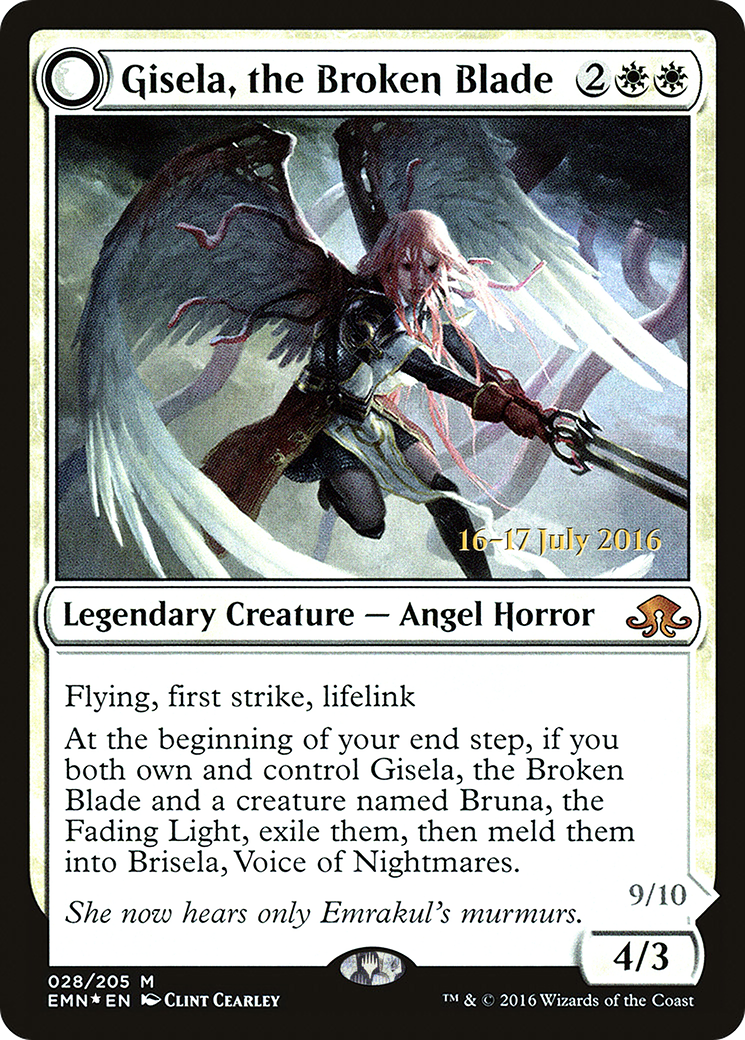 Gisela, the Broken Blade (PRE-028) - Eldritch Moon Promos: (mooneldrazidfc) Foil