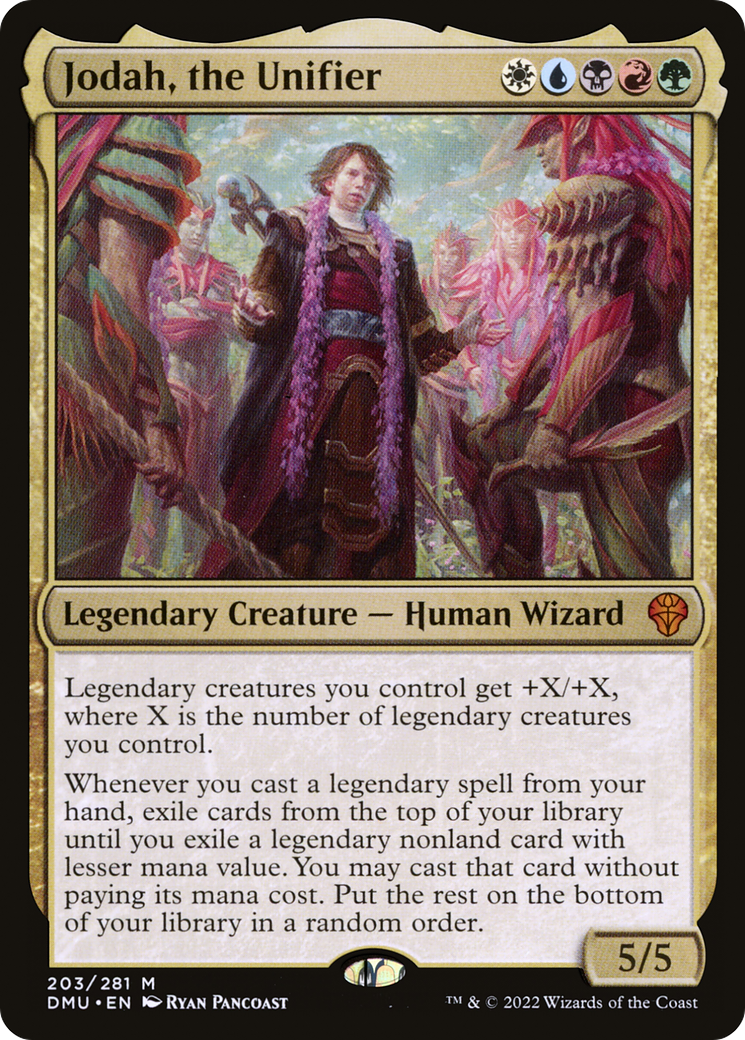 Jodah, l'Unificateur (DMU-203) - Dominaria United Foil 