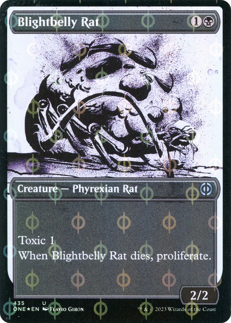 Rat Blightbelly (ONE-435) - Phyrexia : Tous ne feront qu'un : (Vitrine) Feuille 