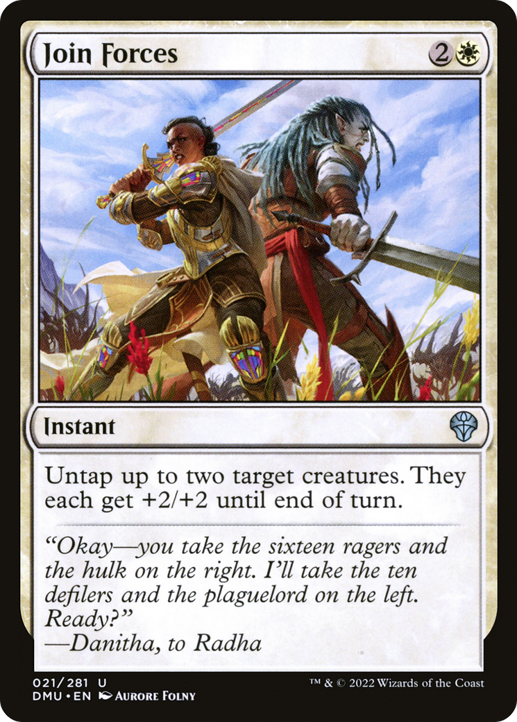 Joindre ses forces (DMU-021) - Dominaria United Foil 