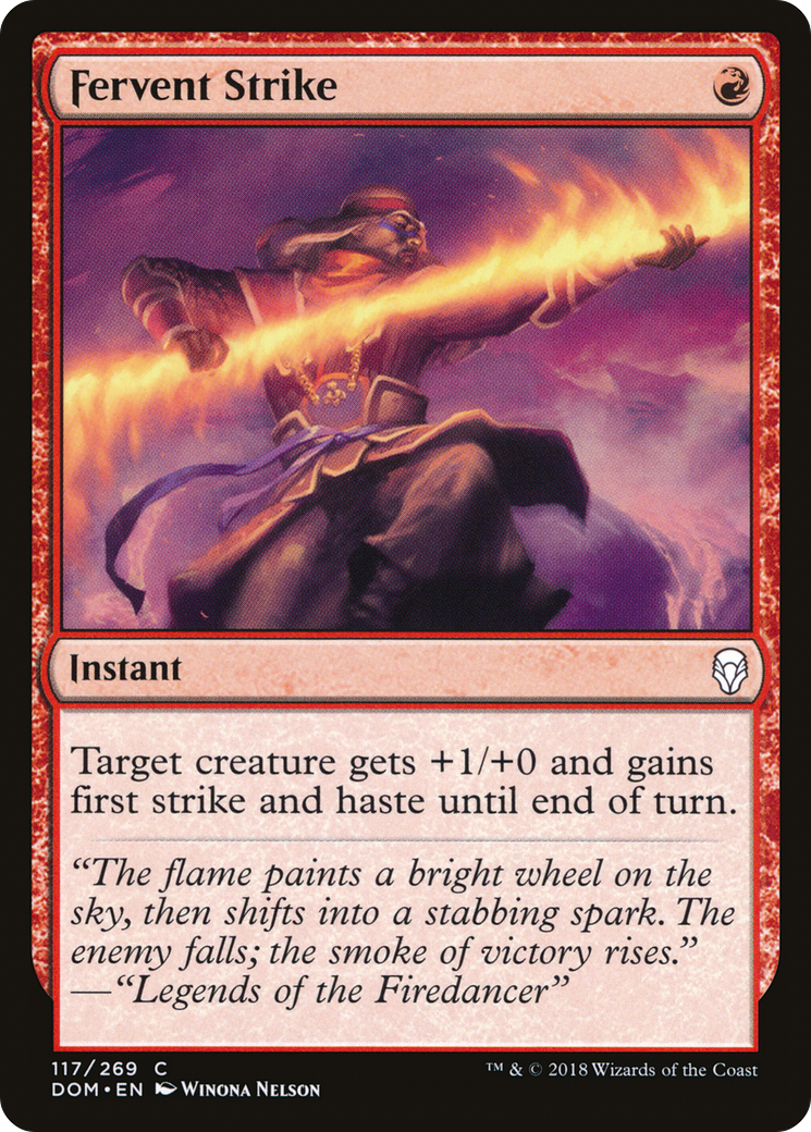 Frappe fervente (DOM-117) - Dominaria