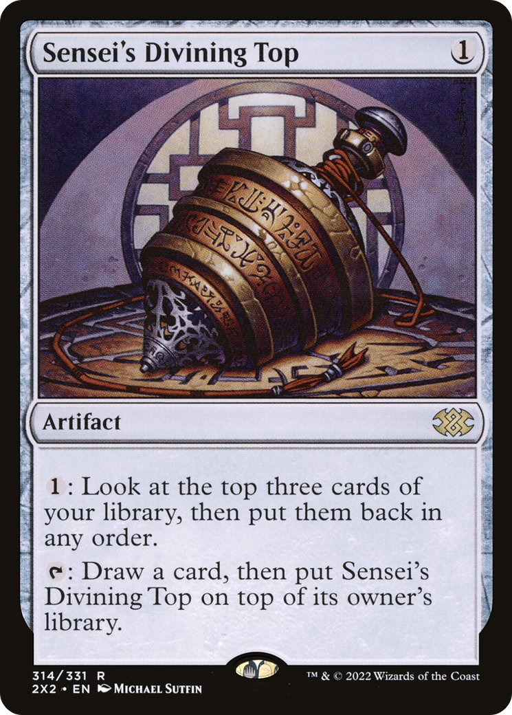 Toupie de divination de Sensei (2X2-314) - Double Masters 2022 Foil 
