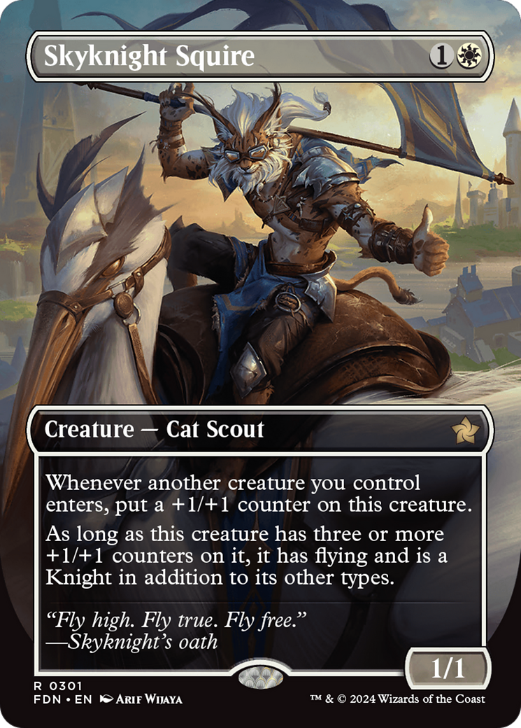Skyknight Squire (FDN-301) - Fondations (sans bordure) Foil 