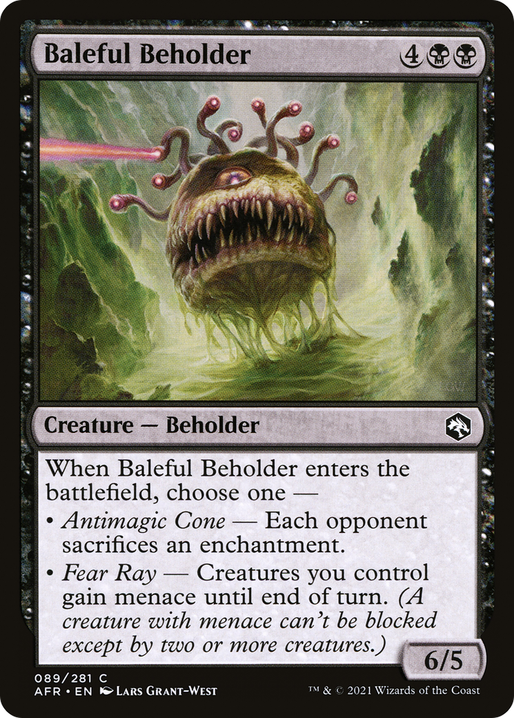 Baleful Beholder (AFR-089) - Aventures dans les Royaumes Oubliés (Foil) 