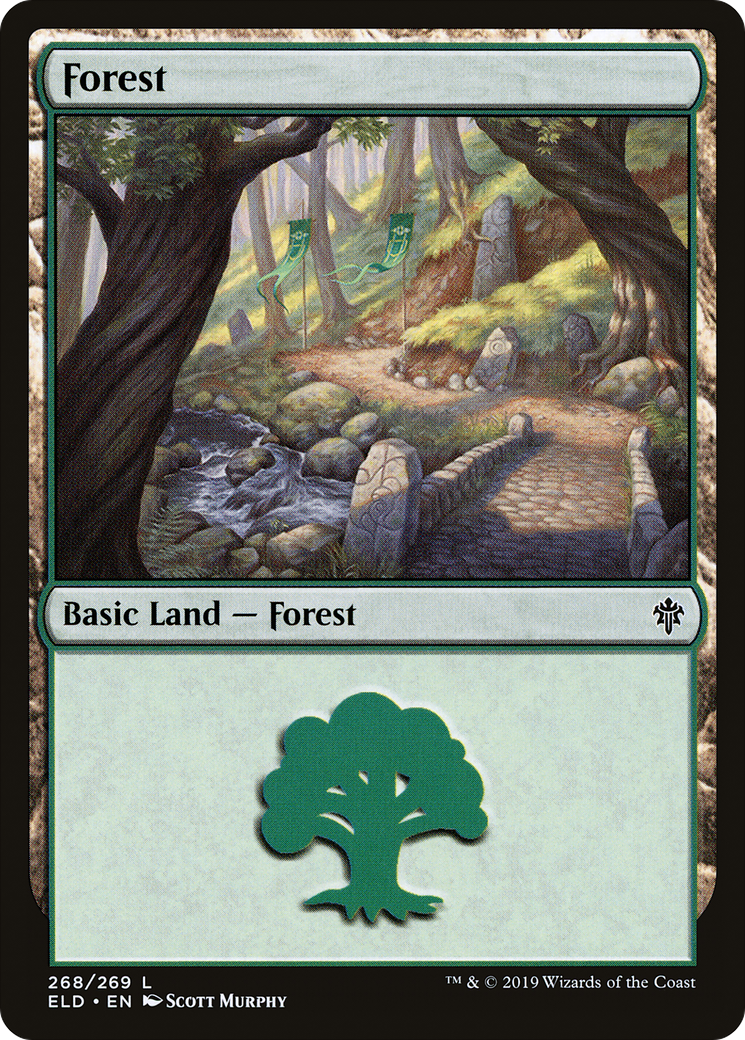 Forest (268) (ELD-268) - Throne of Eldraine Foil