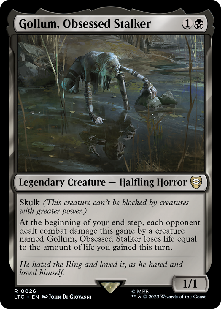 Gollum, Obsessed Stalker (LTC-026) - Tales of Middle-earth Commander
