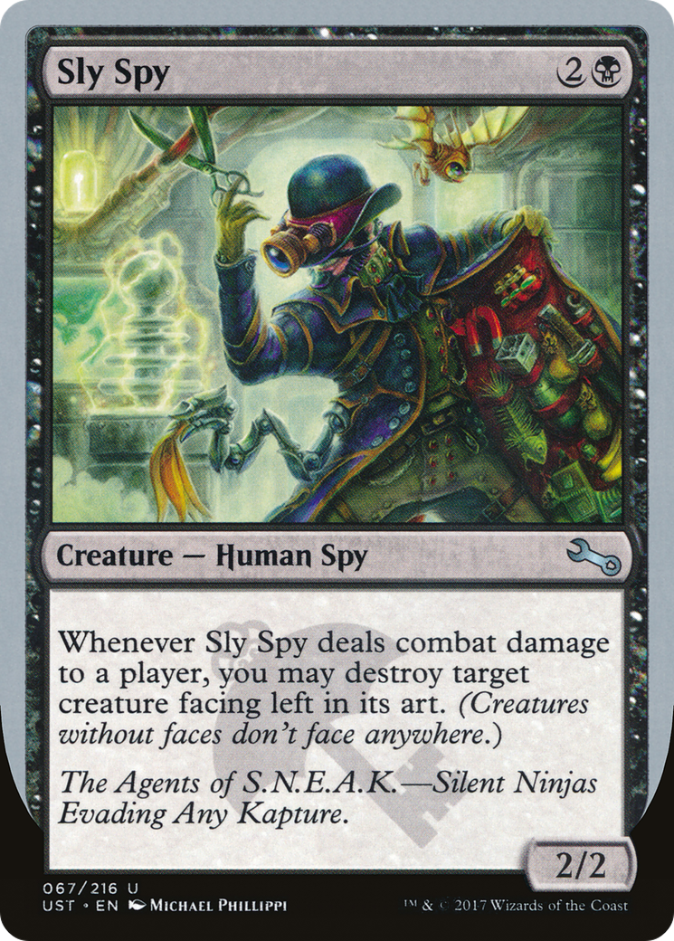 Sly Spy (UST-67B) - Feuille instable 
