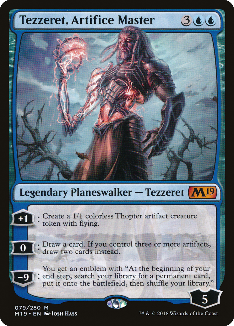Tezzeret, Artifice Master (M19-079) - Core Set 2019